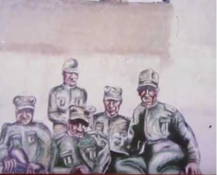 Armungia: restauro del murale dedicato alla Brigata Sassari